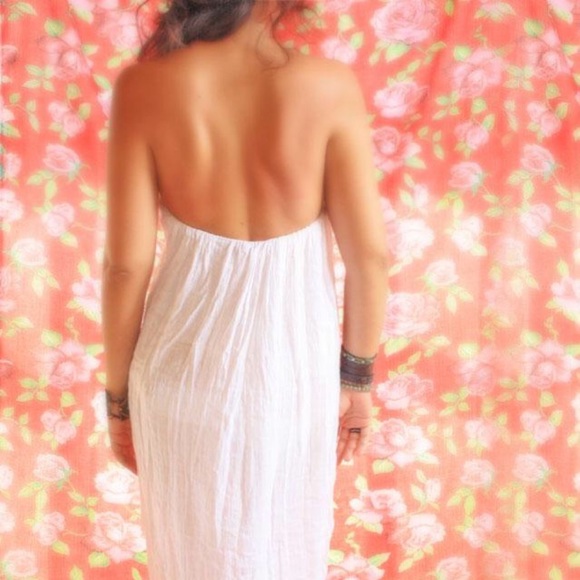 Serena Maxi Mexican Dress Slip Summer Beach Dress - Picture 6 of 12